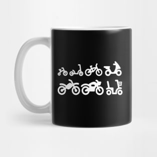 Evolution Motorcycle motorcycling motocross bike Mug